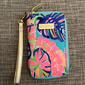 lilly pulitzer wristlet wallet